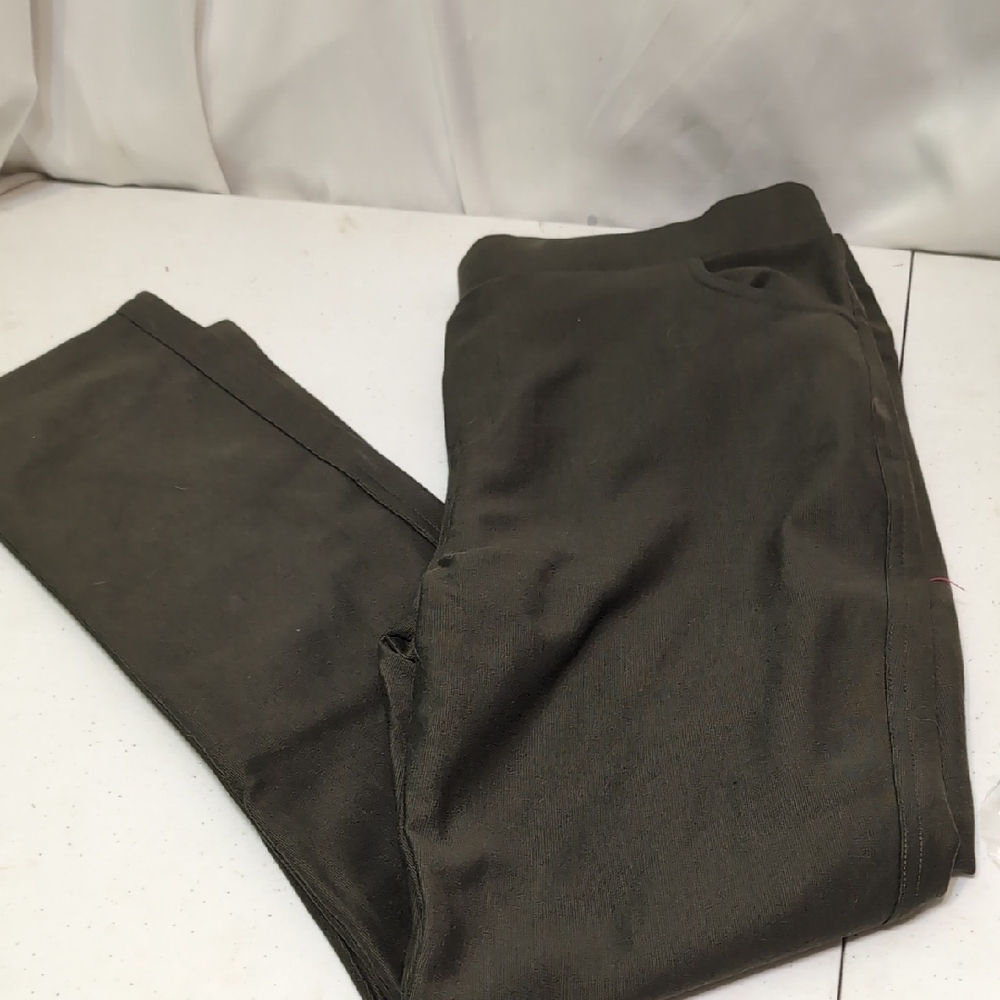 Women's Codefit Olive Green Stretch Pull On Pants Size XXL NWOT